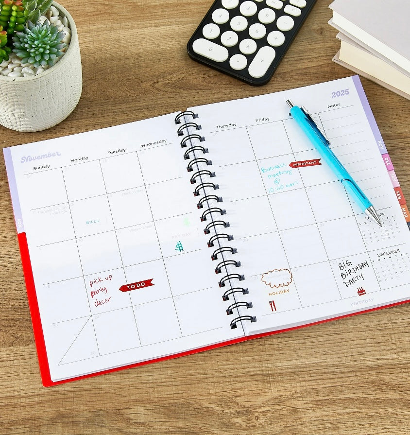 Planificador / Agenda Semanal Escolar 2025-2026 Pen Gear