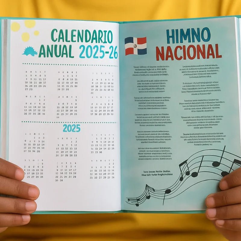 Agenda escolar para primaria con portada colorida, disponible en Officemate