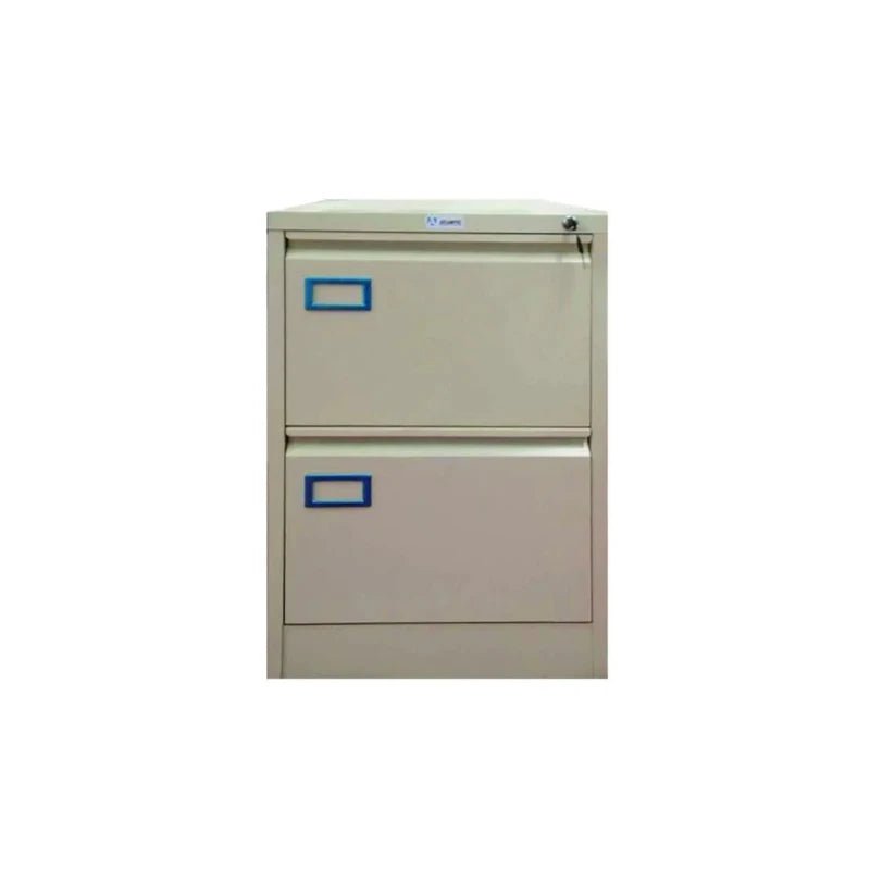 Archivo de metal crema con 2 gavetas - Atlantic, ideal para oficina.