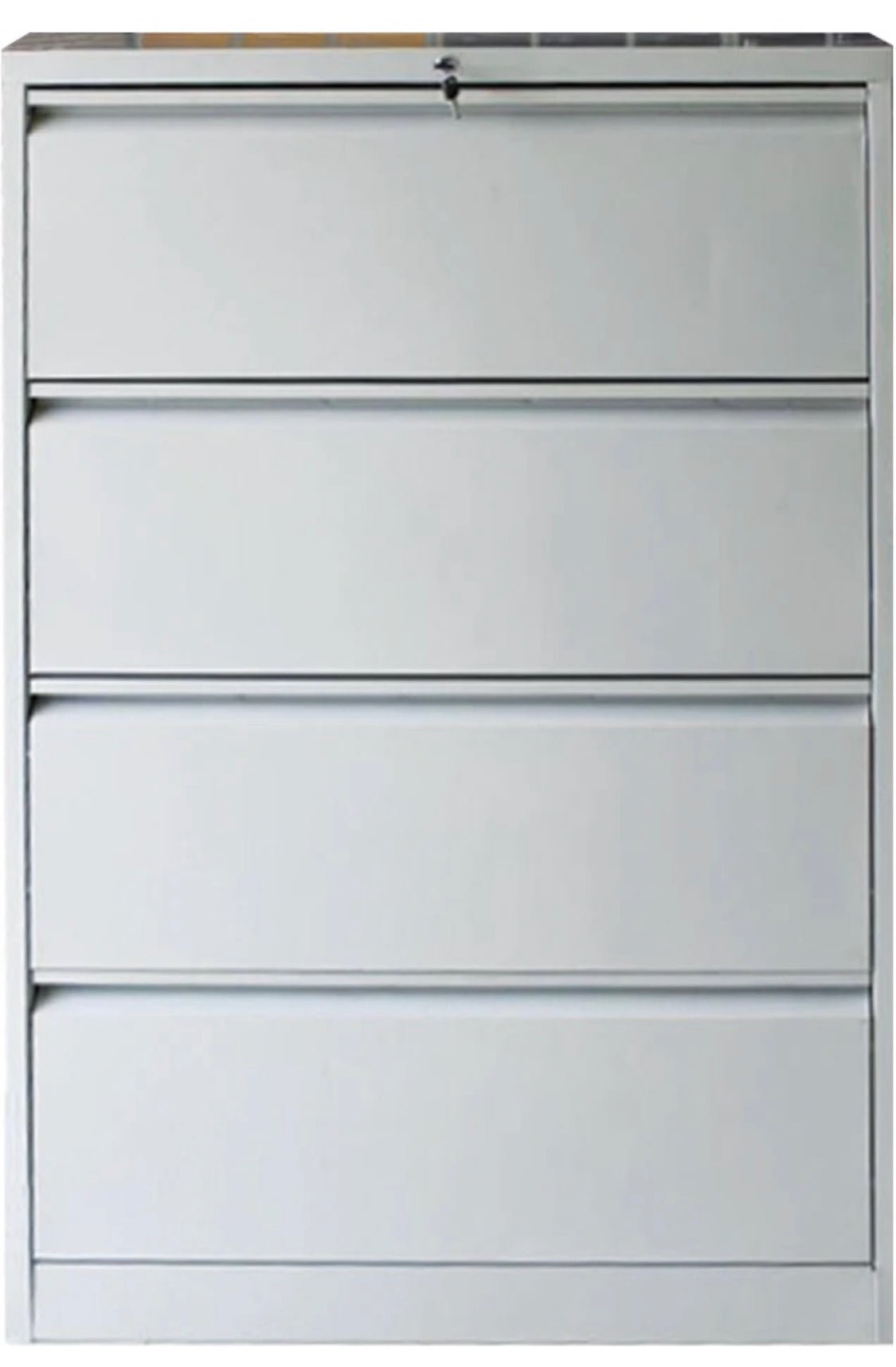Archivo de metal Horizontal 4 gavetas, (18x36x52.5)" Gris, Atlantic