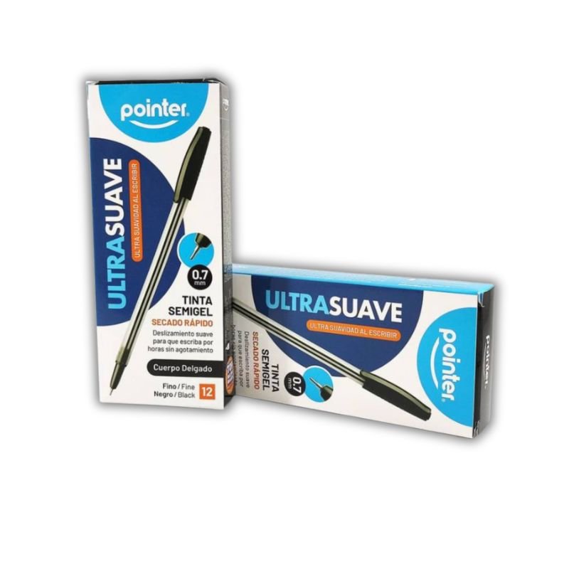 Bolígrafo Ultra Suave Pointer en color negro - Officemate