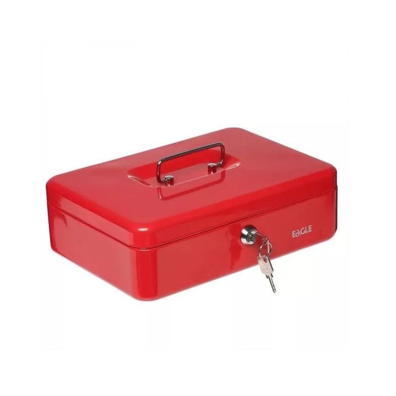 Caja Chica Metálica con Llave 8 pulgadas de Eagle para almacenamiento seguro