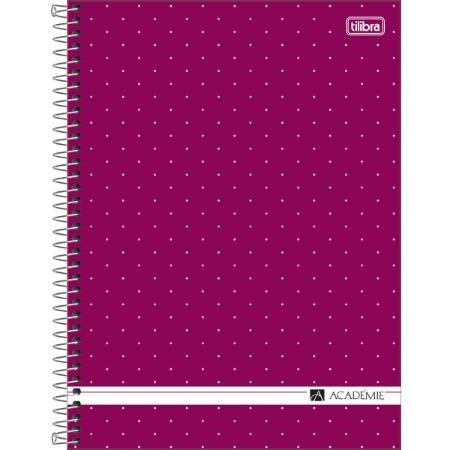 Cuaderno Cátedra Académica 10 Divisiones Rojo Vino Tilibra