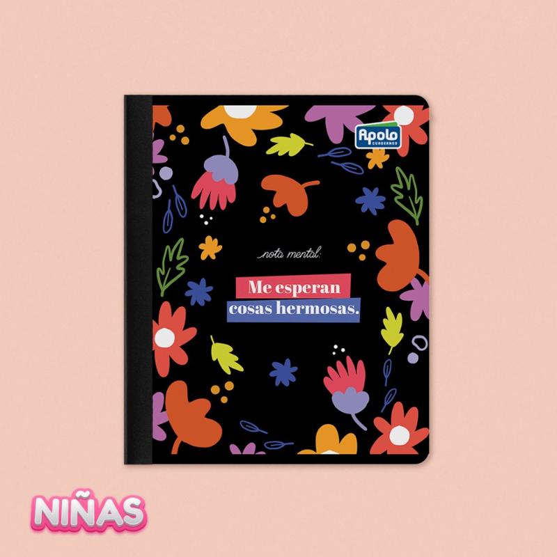 Cuaderno cosido Apolo de 200 páginas rayadas, ideal para notas escolares y de oficina - Officemate