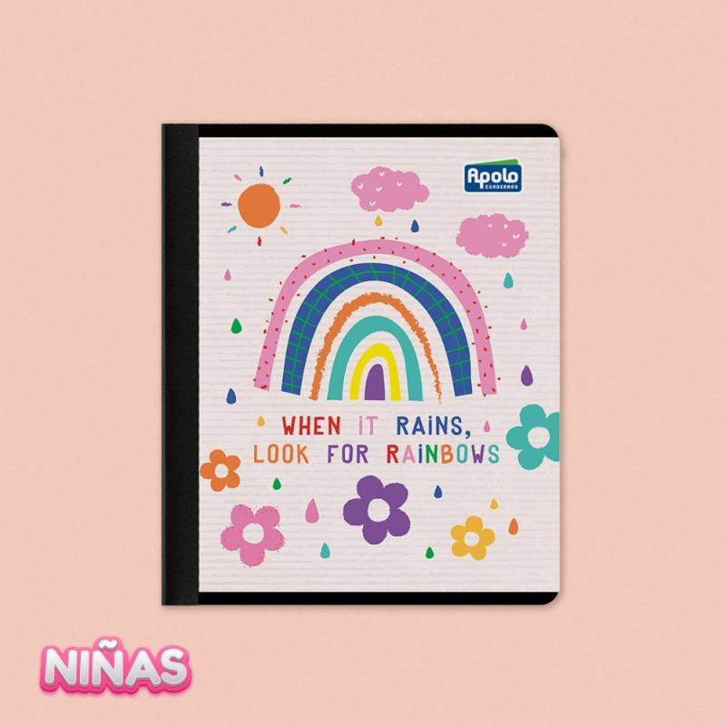 Cuaderno cosido Apolo de 200 páginas rayadas, ideal para notas escolares y de oficina - Officemate