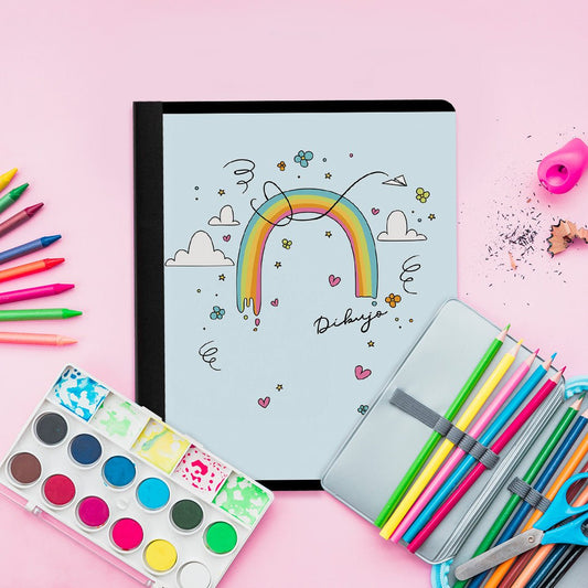 Cuaderno de Dibujo cosido en Blanco 200 Paginas - Apolo