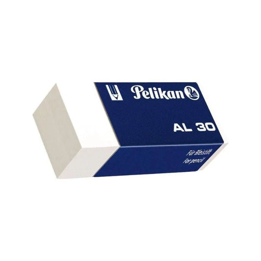 Goma de borrar AL 30 Pelikan para lápices de grafito, diseño compacto y duradero. Officemate
