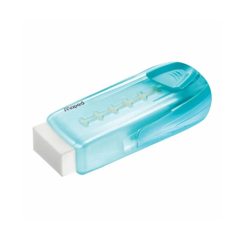 Goma de Borrar Maped con Refill - Diseño Compacto Azul