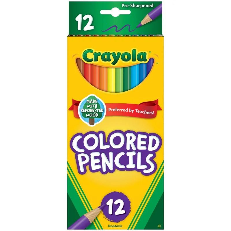 Caja de lápices de colores Crayola de 12 unidades - Officemate