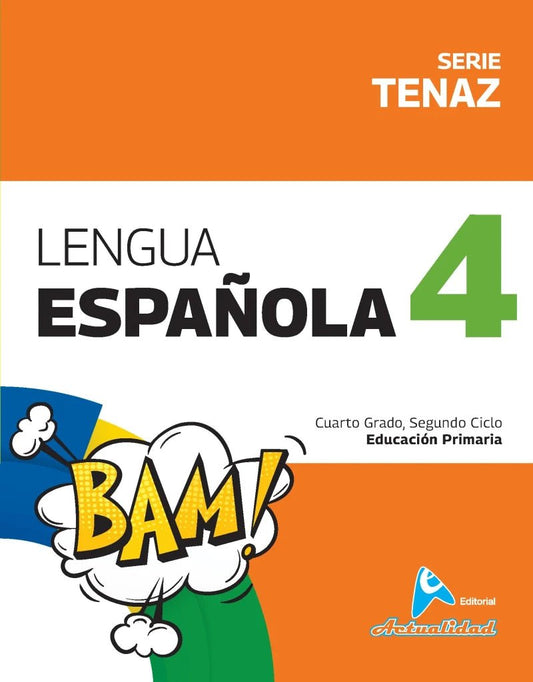 Libro Lengua Española 4 para Primaria Serie Tenaz - Editorial Actualidad - Officemate