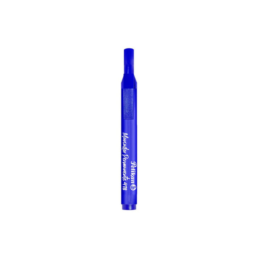 Marcador Permanente Azul 418 Punta Biselada - Pelikan