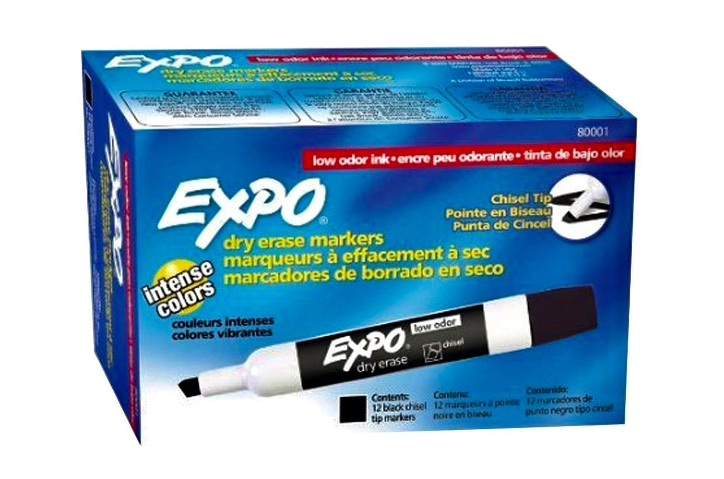 Marcadores para pizarras - 12/1 Low Odor - Expo - Officemate