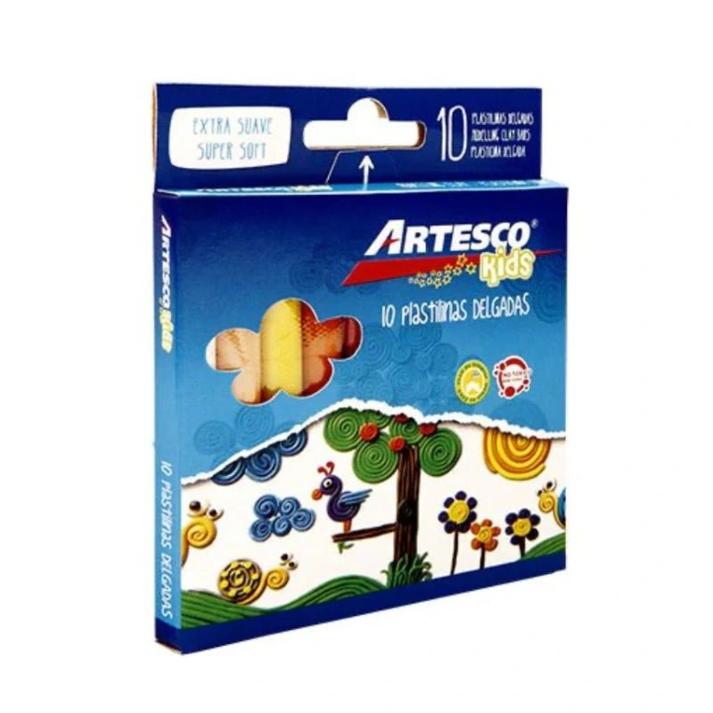 Masilla Plastilina 10 Colores - Artesco
