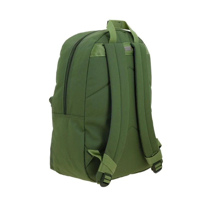 Mochila verde militar escolar modelo 1818 Chenson disponible en Officemate