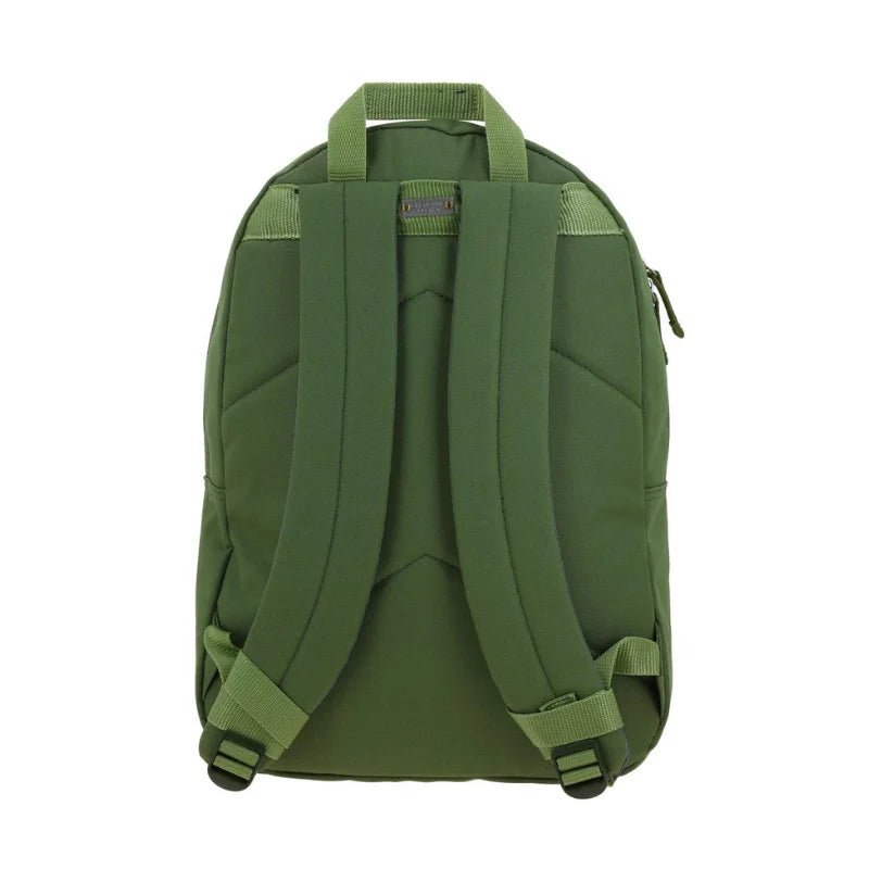 Mochila verde militar escolar modelo 1818 Chenson disponible en Officemate
