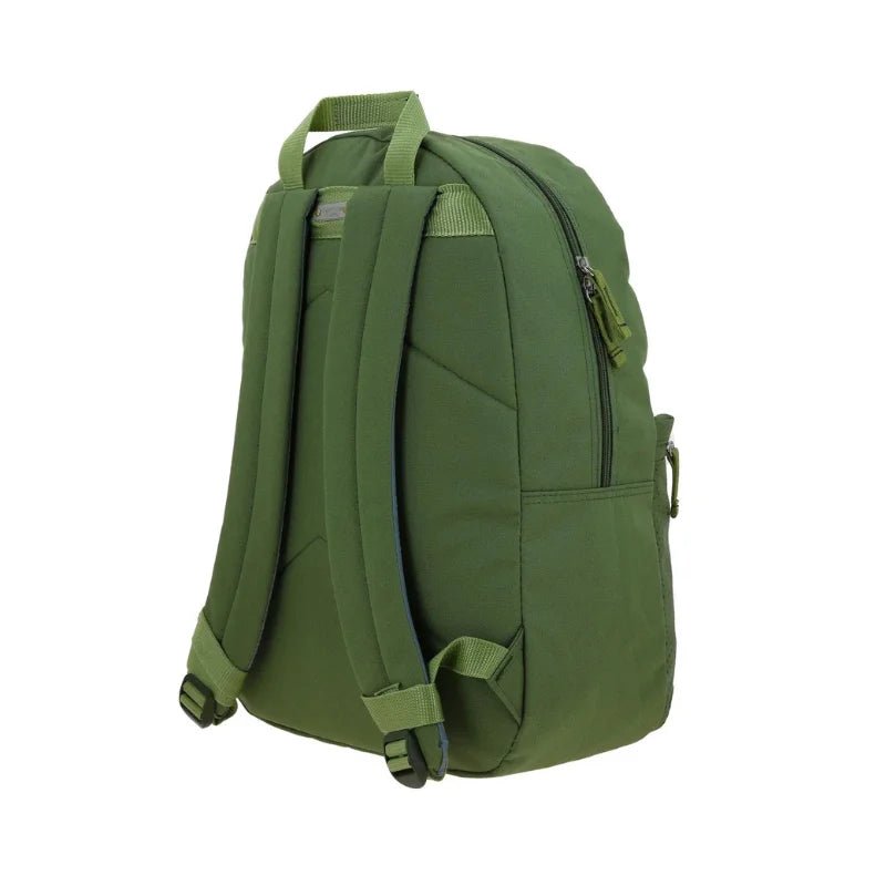 Mochila verde militar escolar modelo 1818 Chenson disponible en Officemate