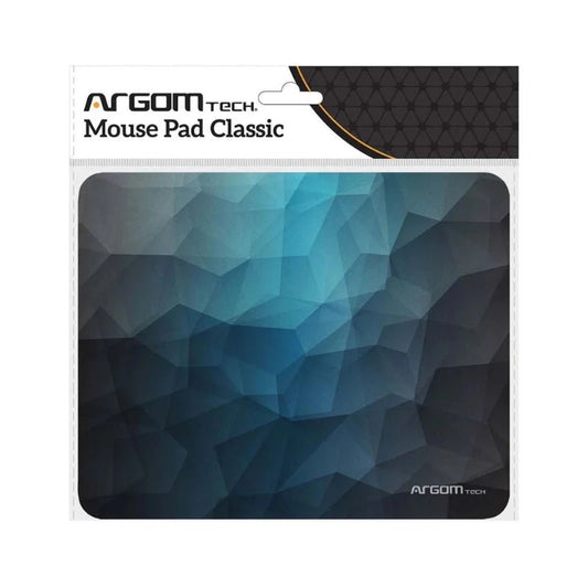 Mouse Pad Classic Argom Tech con superficie texturizada y base antideslizante. Ideal para oficina, gaming y estudio. Disponible en Officemate.