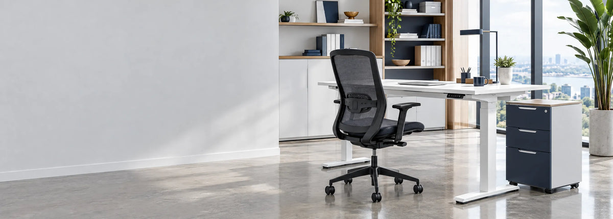 Silla ergonómica y escritorio de oficina: mobiliario de oficina en Officemate República Dominicana