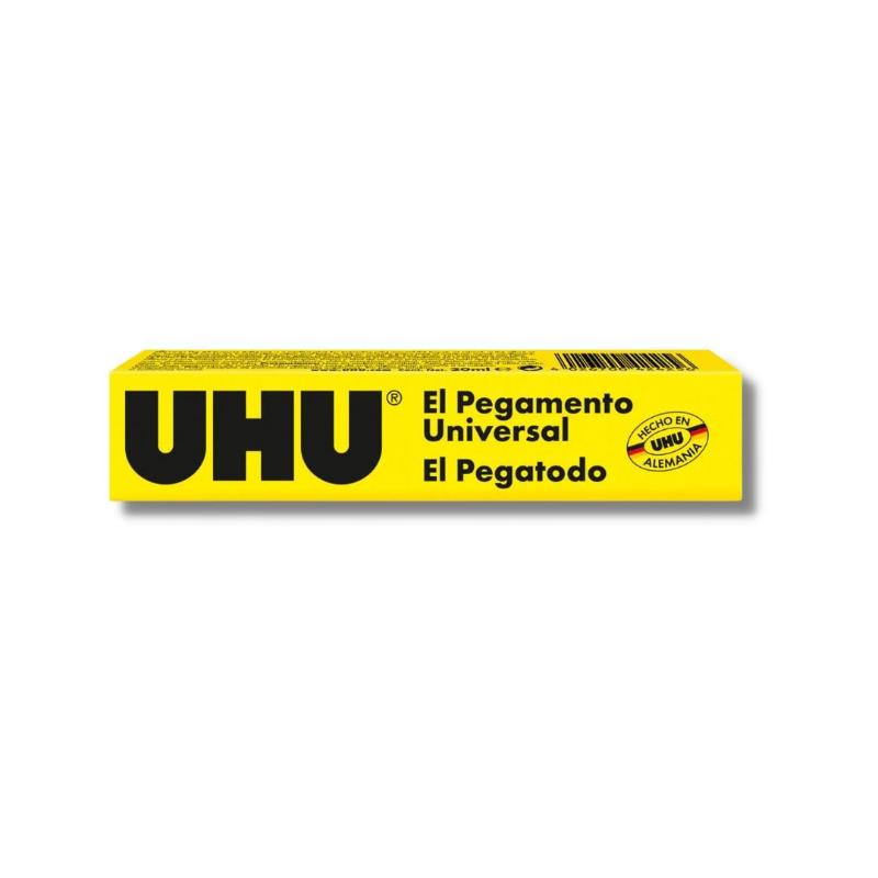 Pegamento en Gel Multiuso UHU de 60 ML - Adhesivo transparente y resistente para múltiples materiales.
