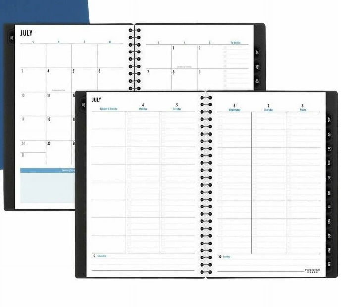 Planificador / Agenda Semanal Escolar 2025-2026 Five Start