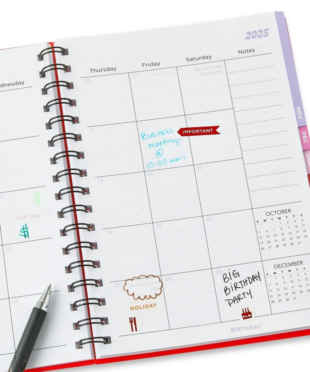 Planificador / Agenda Semanal Escolar 2025-2026 Pen Gear