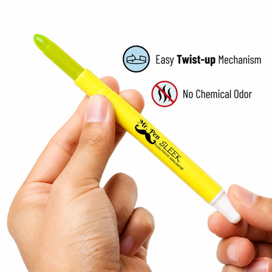 Resaltador amarillo en gel Mr. Pen especial para biblia, vista adicional del producto. Disponible en Officemate República Dominicana.