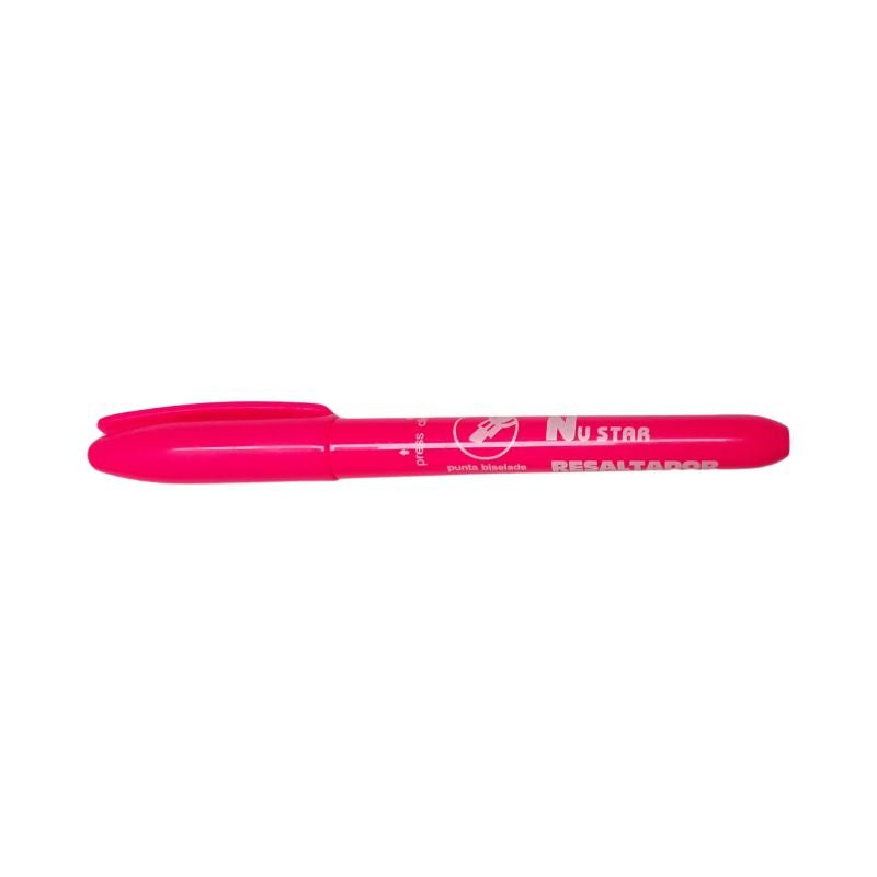 Resaltador Rosado Biselado Nustar - Officemate