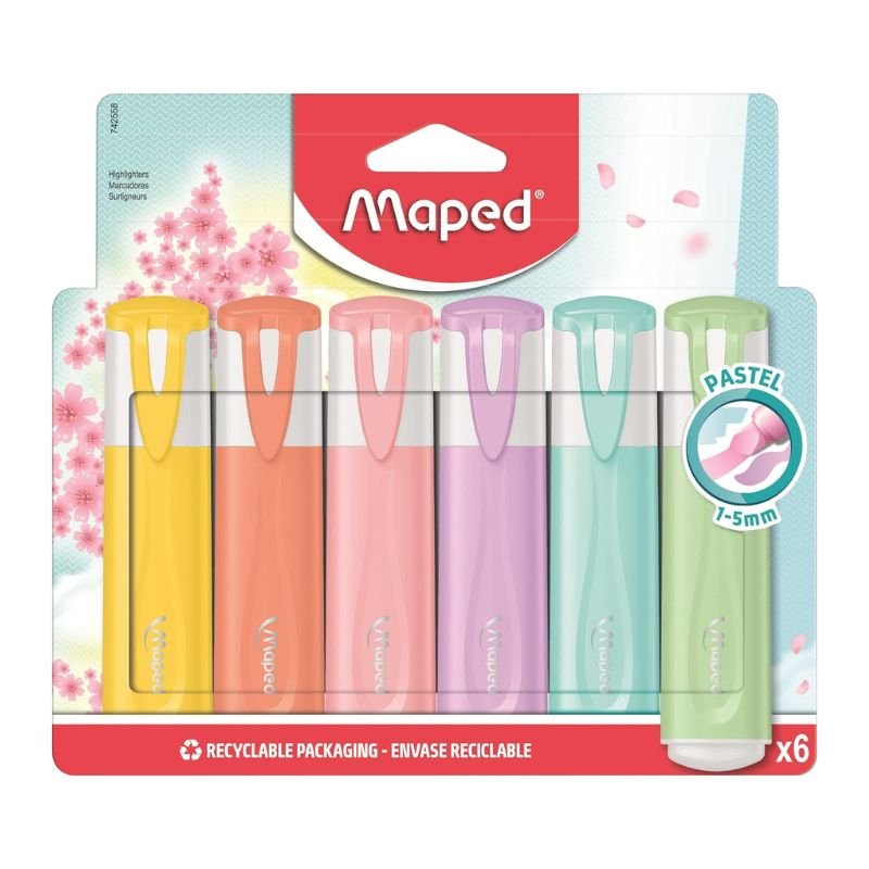 Resaltadores pastel Maped