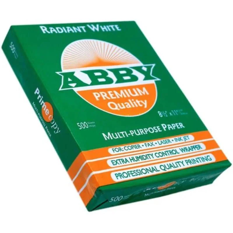 Resma de Papel Bond 20 - Abby Premium - 500 Hojas Tamaño Carta - Officemate
