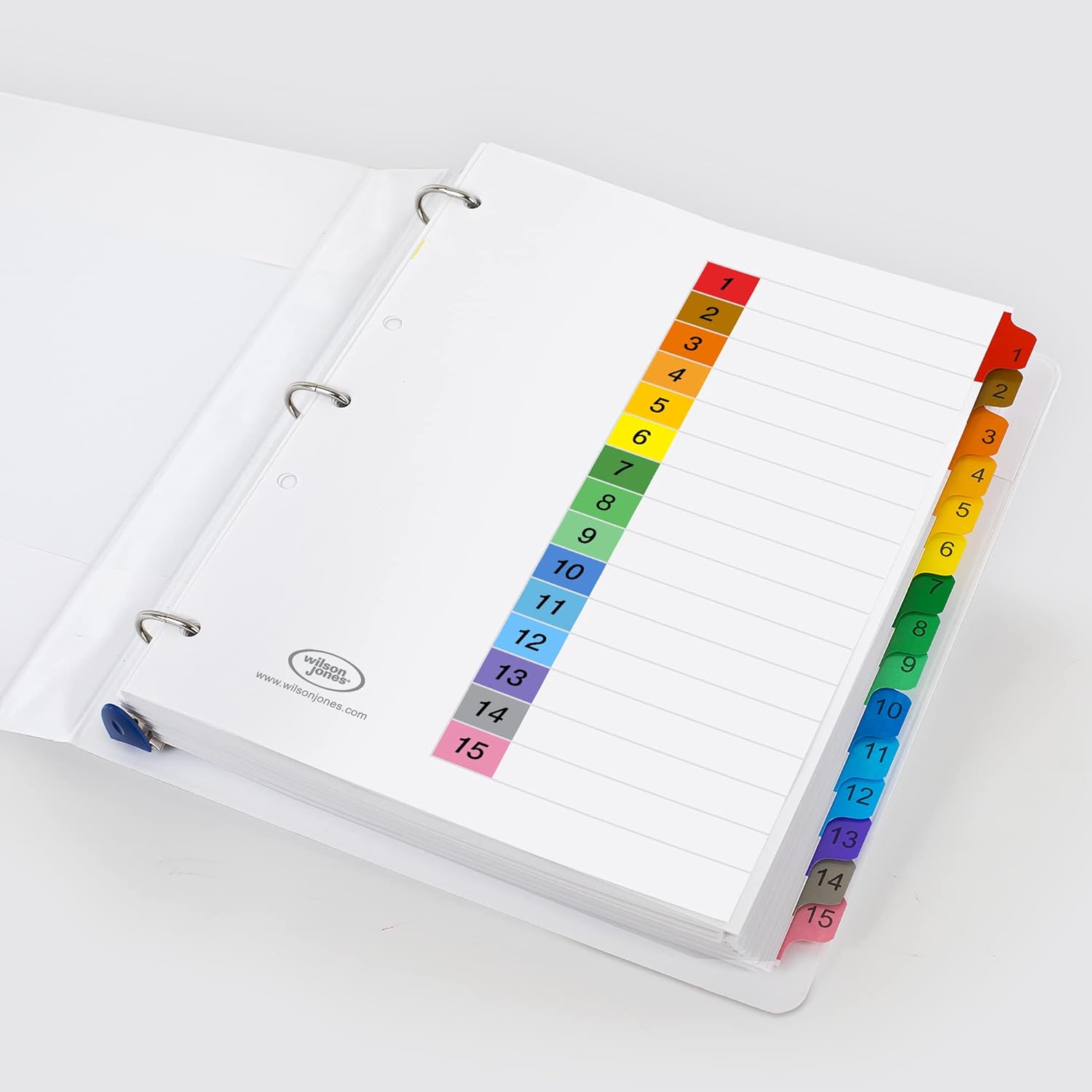 Este set de 15 piezas en colores brillantes es ideal para una clasificación rápida y eficiente. Officemate