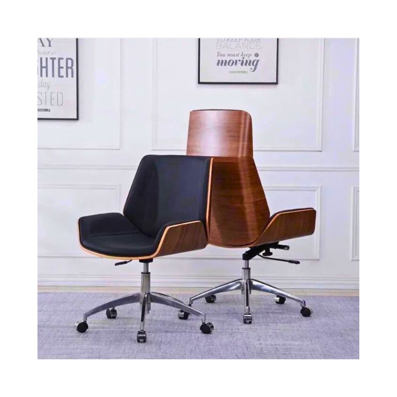 Silla Ejecutiva Elegancy OM Furniture, ergonómica con respaldo alto y asiento acolchado, ideal para oficinas modernas