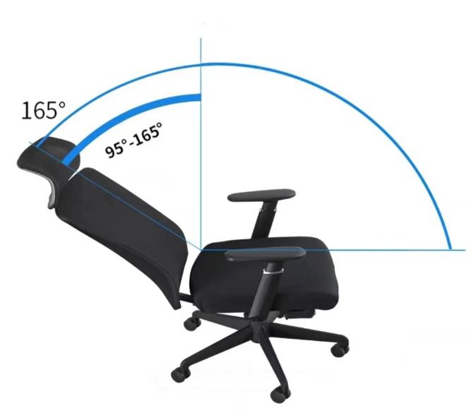 Silla Ejecutiva Ergonómica Rony de OM Furniture con soporte lumbar, cabecera ajustable y diseño moderno. Officemate