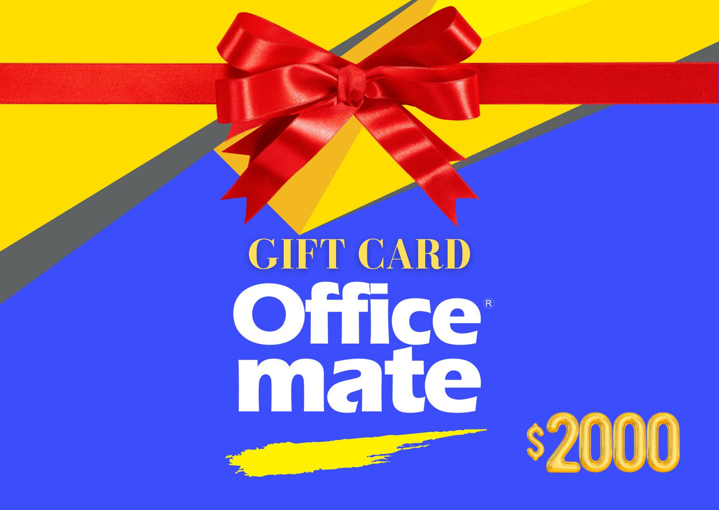 Tarjeta de Regalo Officemate RD$2,000: "Invierte RD$1,800 y recibe RD$2,000 para tus compras en Officemate. ¡Aprovecha esta oferta increíble y haz felices a tus seres queridos con útiles productos de oficina!"