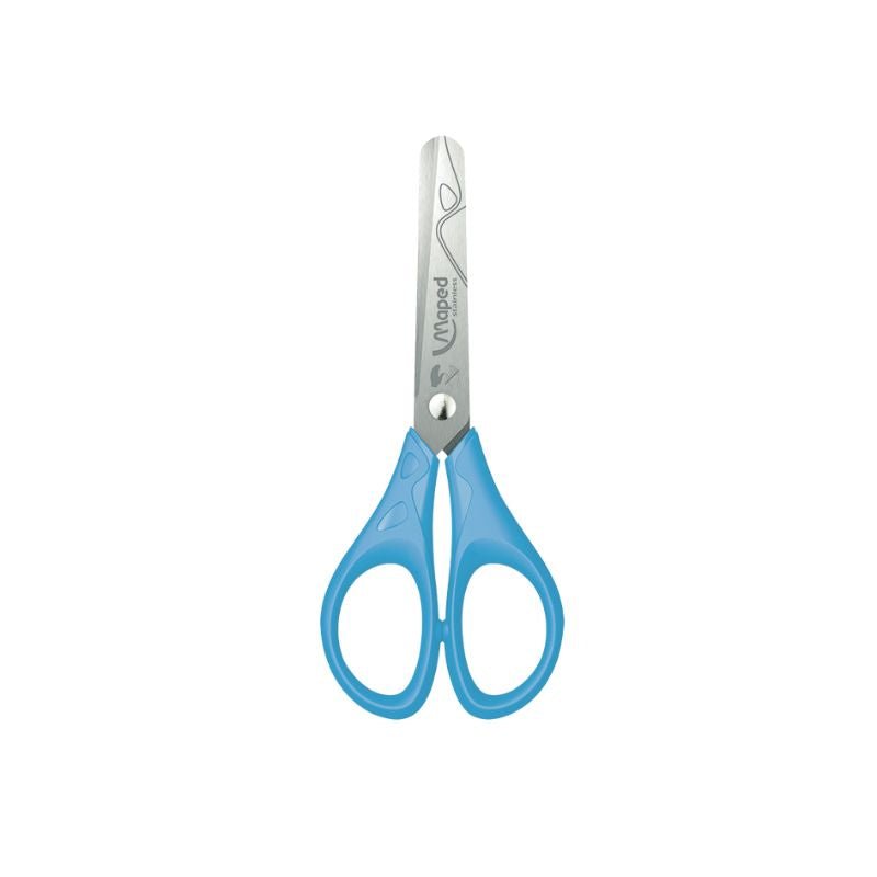 Tijera 5 pulgadas Essential Pulse Azul de Maped para oficina y manualidades