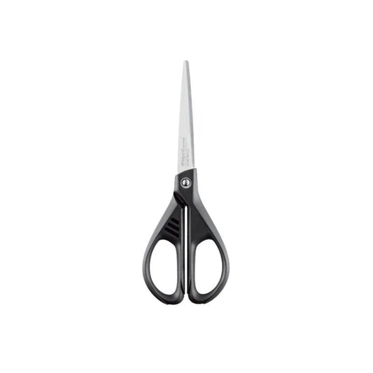 Tijera Essentials Green Maped de 17 cm, ideal para uso diario y sostenible. Disponible en Officemate.