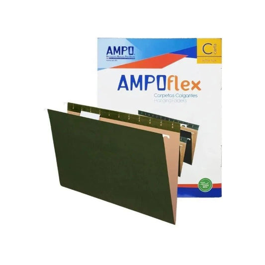 Folders colgantes Pendaflex tamaño carta con cejillas transparentes para organizar el archivo de la oficina - Officemate