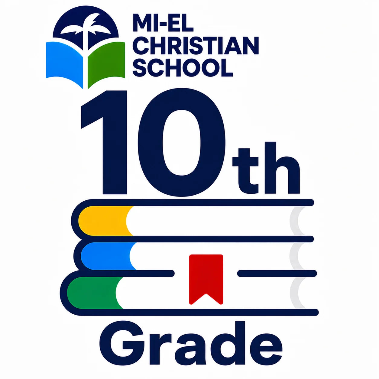Kit escolar 10mo grado MIEL Christian School 2026 - identificacion oficial del grado - Officemate