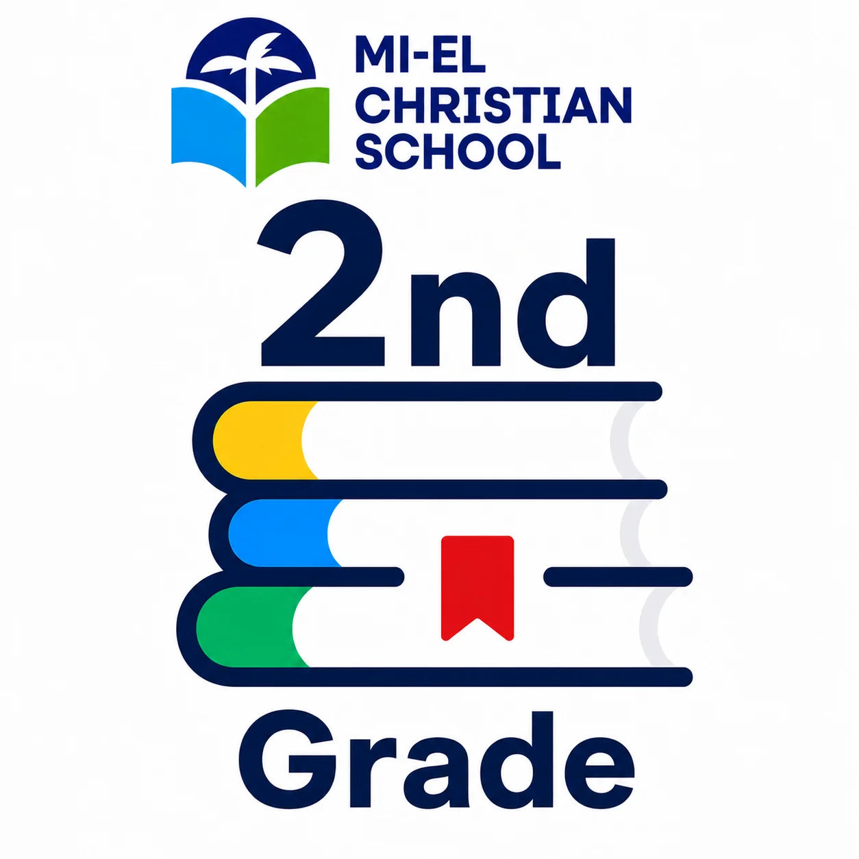 Kit escolar 2do grado MIEL Christian School 2026 - identificacion oficial del grado - Officemate