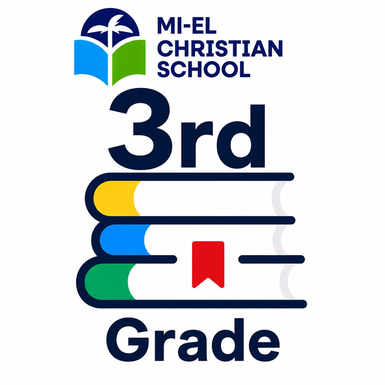 Kit escolar 3er grado MIEL Christian School 2026 - identificacion oficial del grado - Officemate