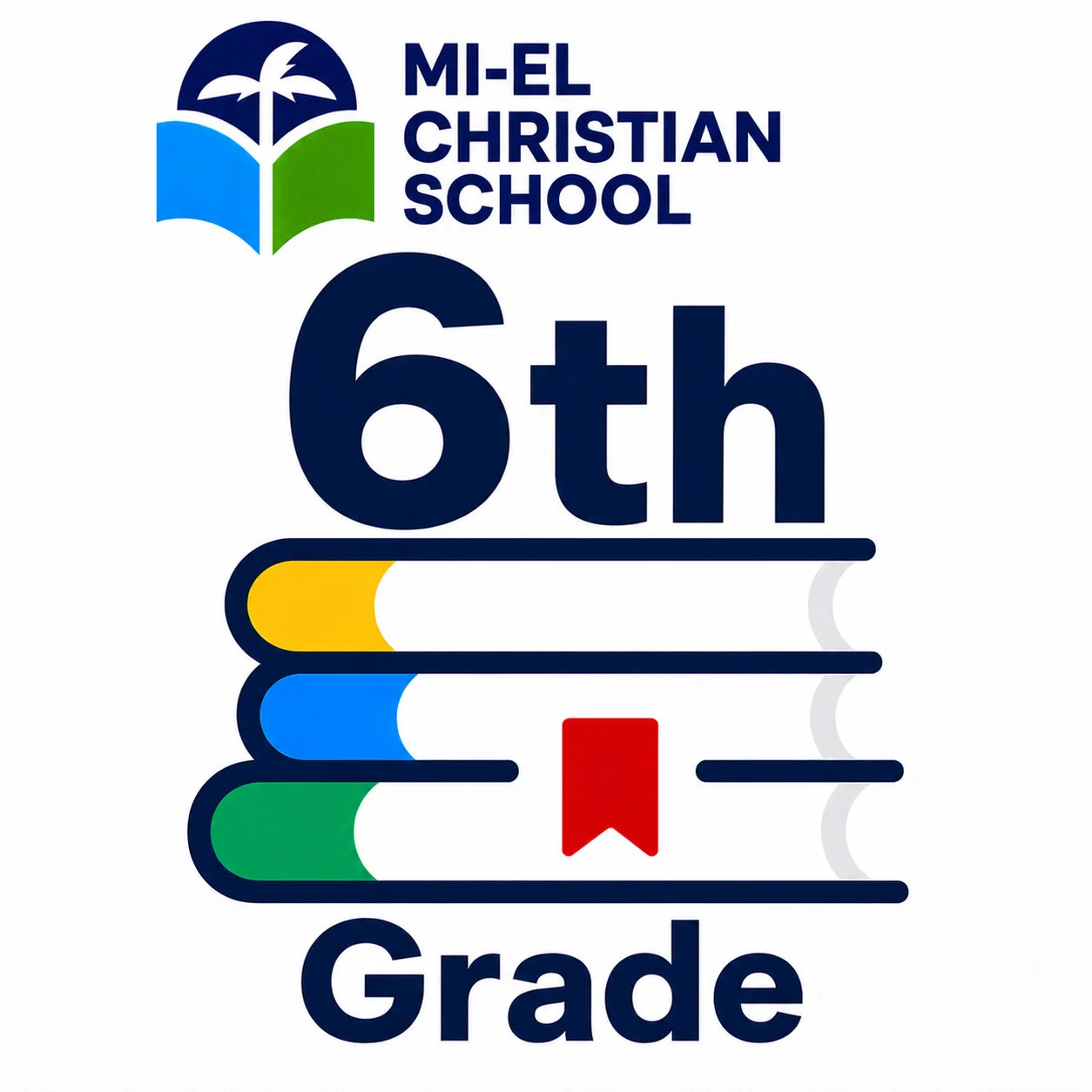Kit escolar 6to grado MIEL Christian School 2026 - identificacion oficial del grado - Officemate