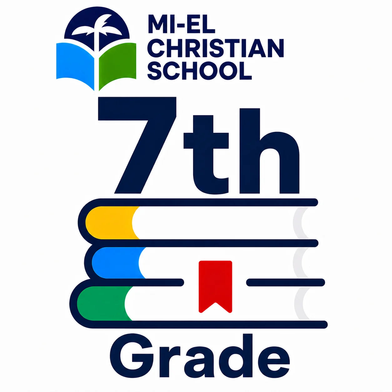Kit escolar 7mo grado MIEL Christian School 2026 - identificacion oficial del grado - Officemate
