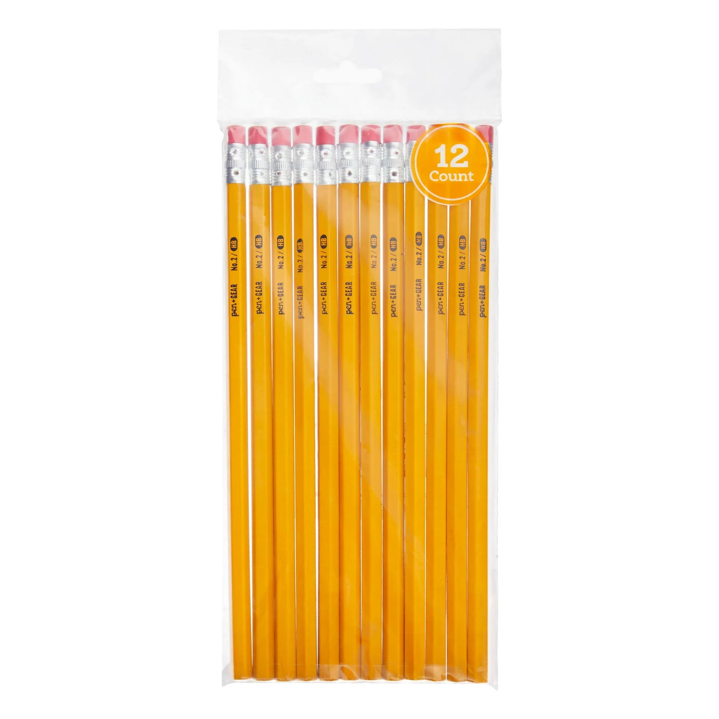 Lápices de madera # 2 HB - 12 unidades - Pen + Gear