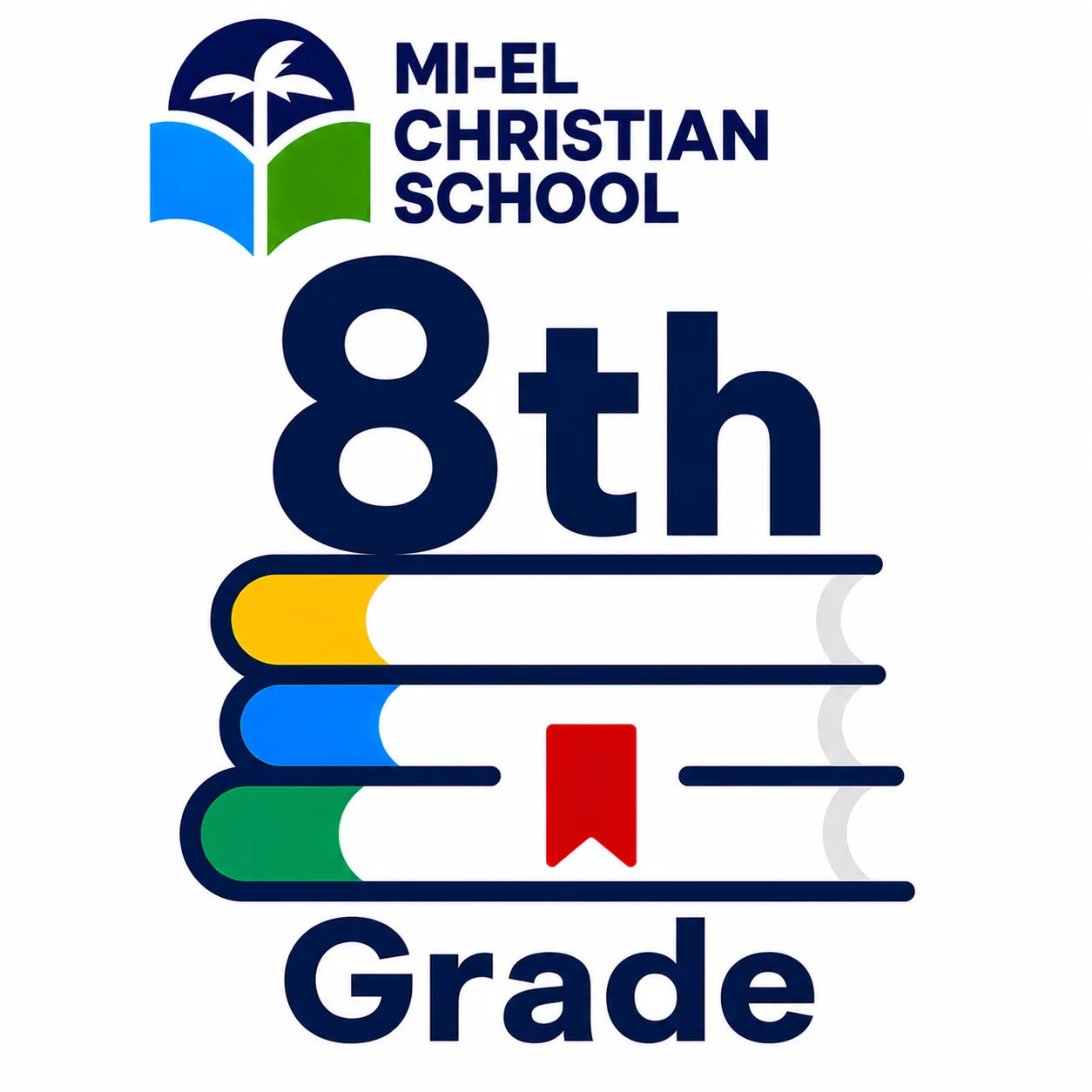 Kit escolar 8vo grado MIEL Christian School 2026 - identificacion oficial del grado - Officemate
