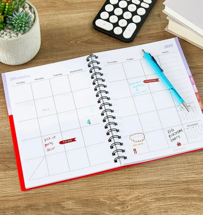 Planificador / Agenda Semanal Escolar 2025-2026 Pen Gear