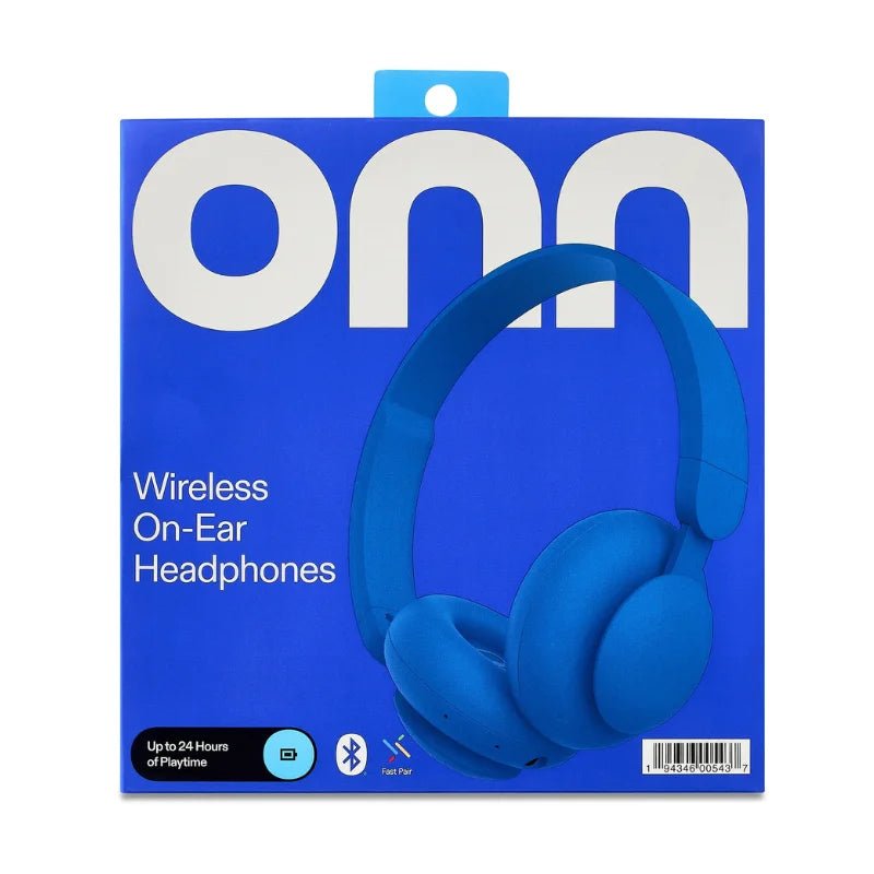 Auriculares inalámbricos supraaurales azul marca onn. disponibles en Officemate