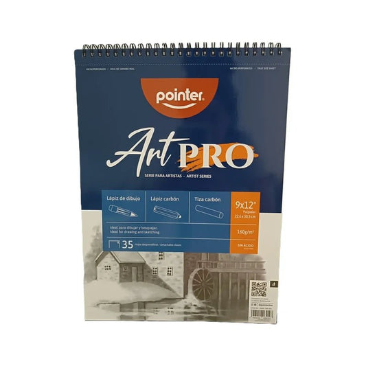 Block de Dibujo Art Pro Pointer 9x12" - 35 Hojas 160g