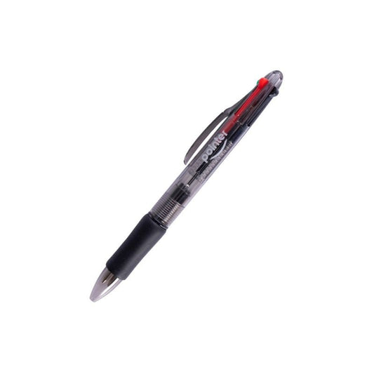Bolígrafo multicolor de 4 colores surtidos de Pointer, ideal para notas coloridas.