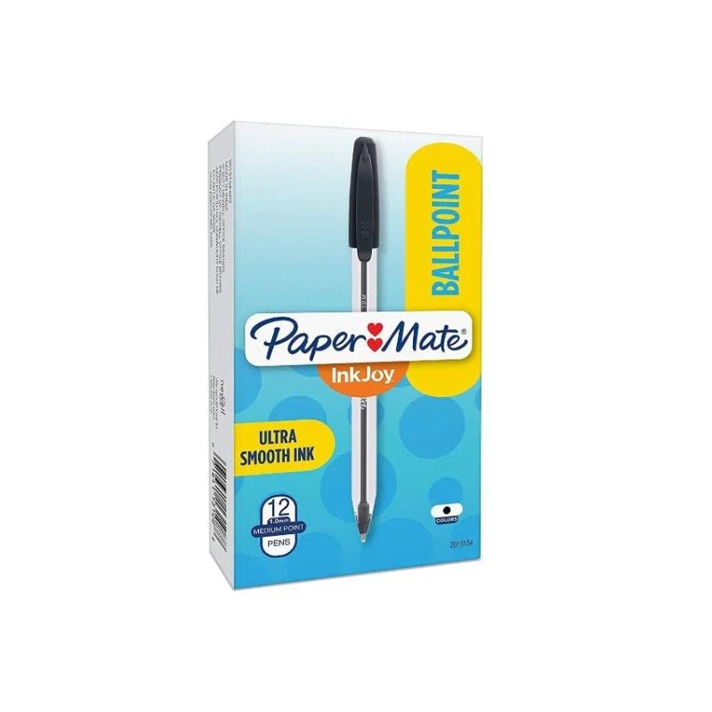 Bolígrafos InkJoy Negro - 12 Unidades - Paper Mate