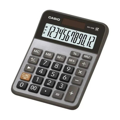 Calculadora de Mesa Casio GX-120B Solar y Pila