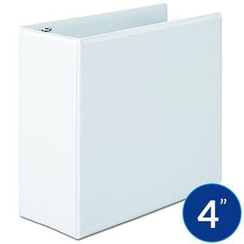 Carpeta Nustar de 4 pulgadas con cover resistente, ideal para organizar documentos importantes - Officemate